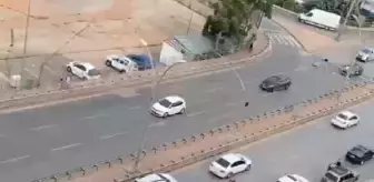 İzmit'te düğün konvoyu trafik akışını engelledi