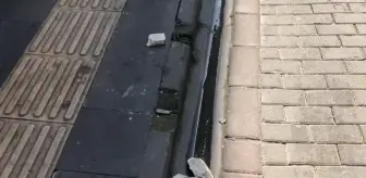 Giresun'da kafasına mermer düşen kadın yaralandı