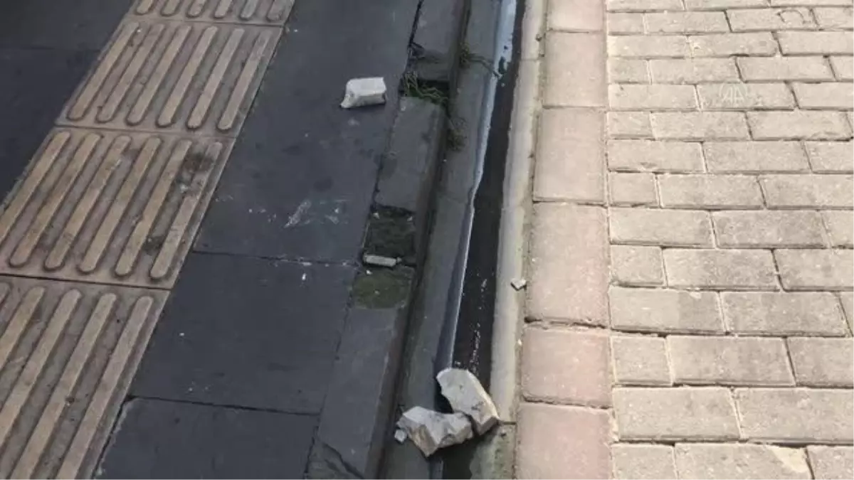 Giresun'da kafasına mermer düşen kadın yaralandı