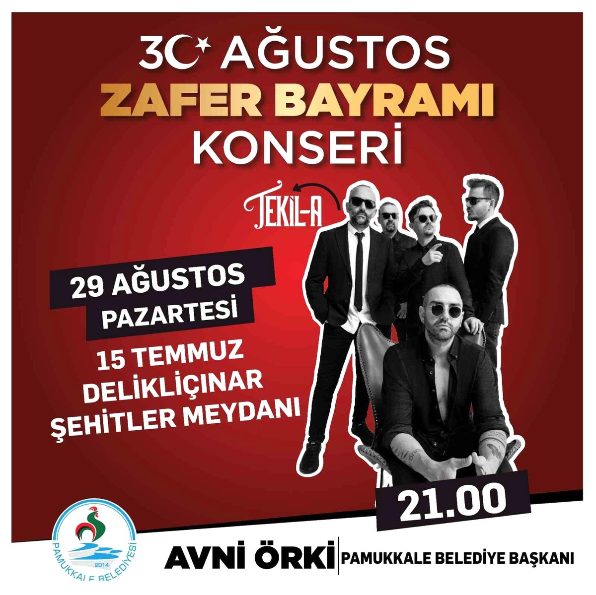 Pamukkale Belediyesinden Zafer Bayramı konseri
