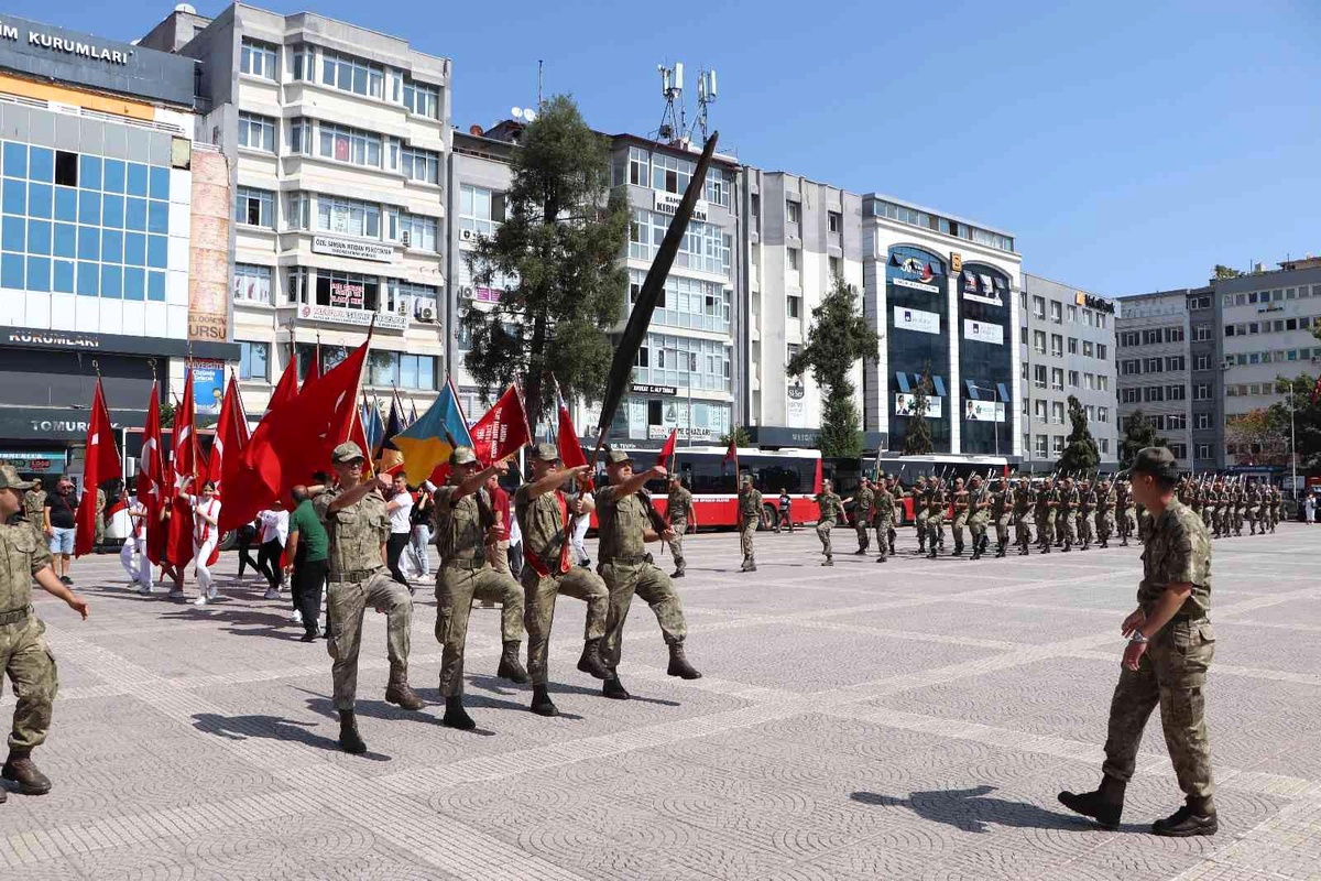 Samsun\'da 30 Ağustos Zafer Bayramı provası