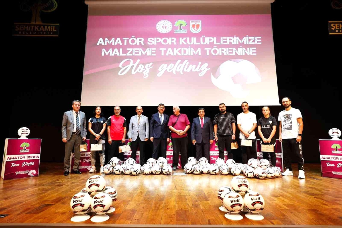 Şehitkamil\'de amatör spor kulüplerine destek