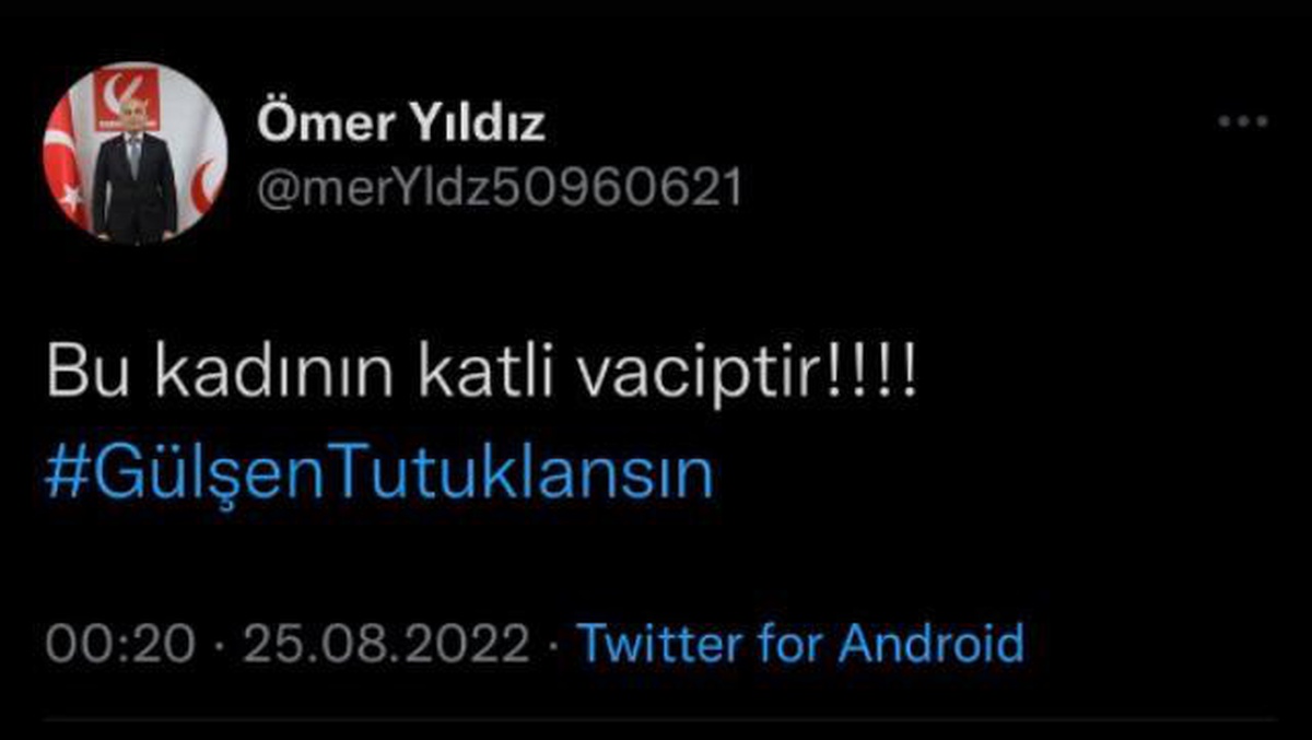 Yeniden Refah Partili isimden şarkıcı Gülşen hakkında skandal paylaşım! "Bu kadının katli vaciptir"