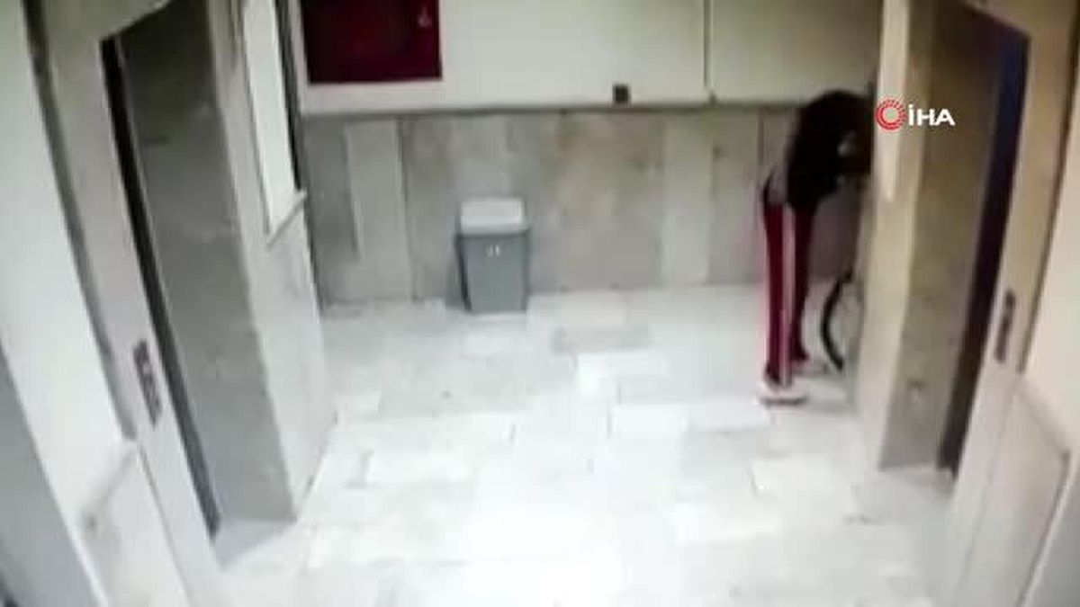 Başkent\'te bisiklet hırsızı güvenlik kamerasına takıldı