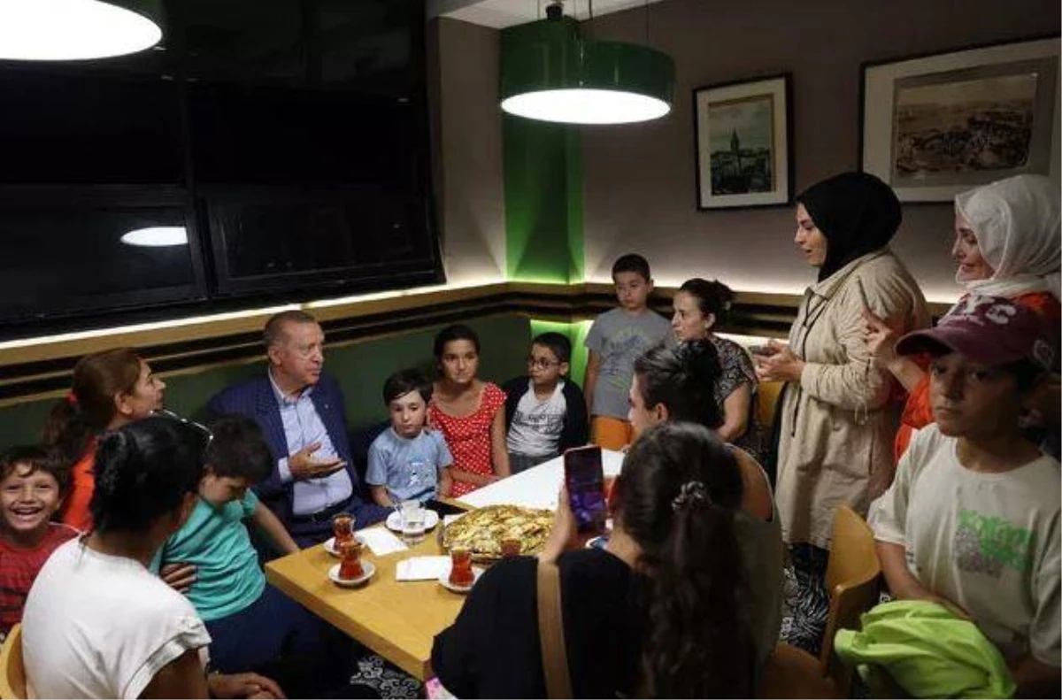 Cumhurbaşkanı Erdoğan\'ın pastane ziyareti vatandaşları şaşırttı