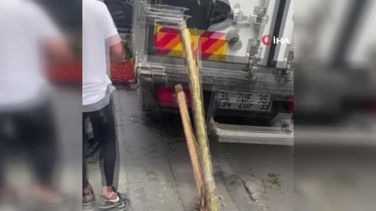 Kamyonetin el fren teli koptu, facianın eşiğinden dönüldü