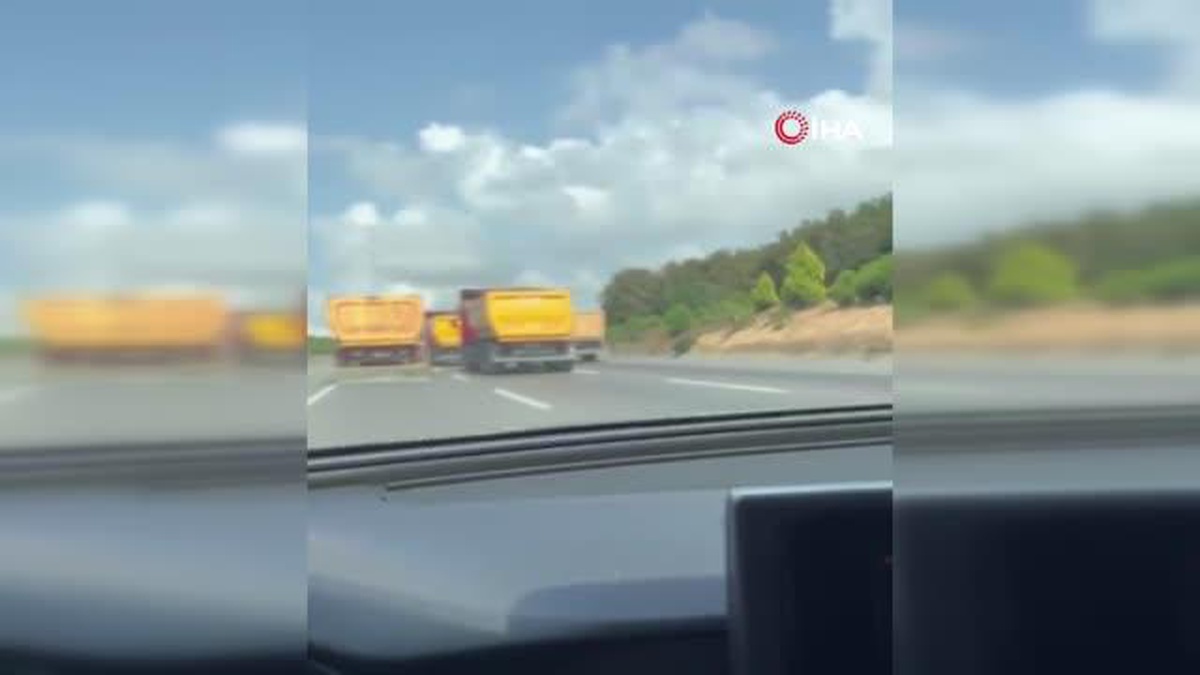 İstanbul\'da hafriyat kamyonları tehlike saçıyor