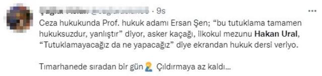 Hakan Ural'ın tutuklanan Gülşen için tartışma çıkaracak sözler: Maşa gibi kullanılıyorsun Hakan Ural'ın tutuklanan Gülşen için tartışma çıkaracak sözler: Maşa gibi kullanılıyorsun