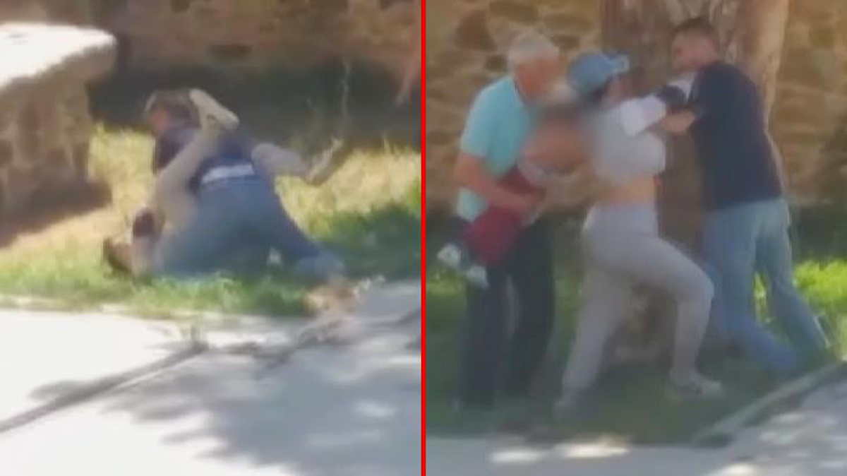 Eski eşiyle tartışan adam sokak ortasında genç kadını defalarca bıçakladı