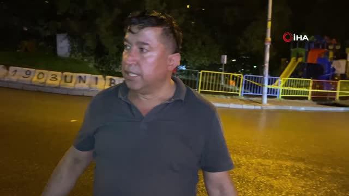 Kaldırımda yürürken hayatının şokunu yaşadılar