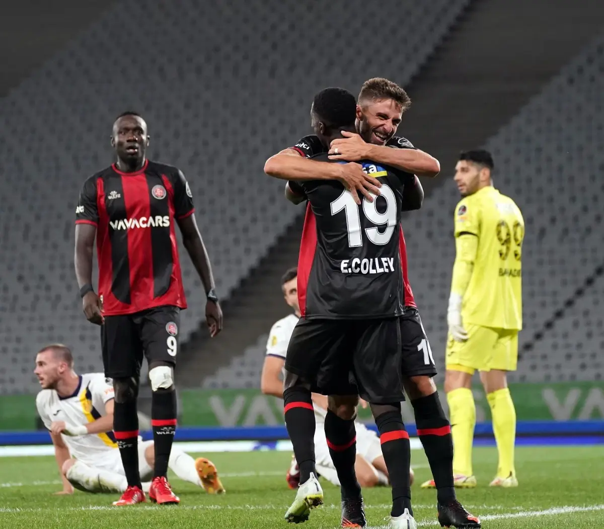 Spor Toto Süper Lig: Fatih Karagümrük: 2 MKE Ankaragücü: 0 (İlk yarı)