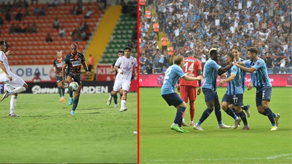 Rakiplerini tek golle deviren Adana Demirspor ve İstanbulspor üç puanı hanelerine yazdırdı