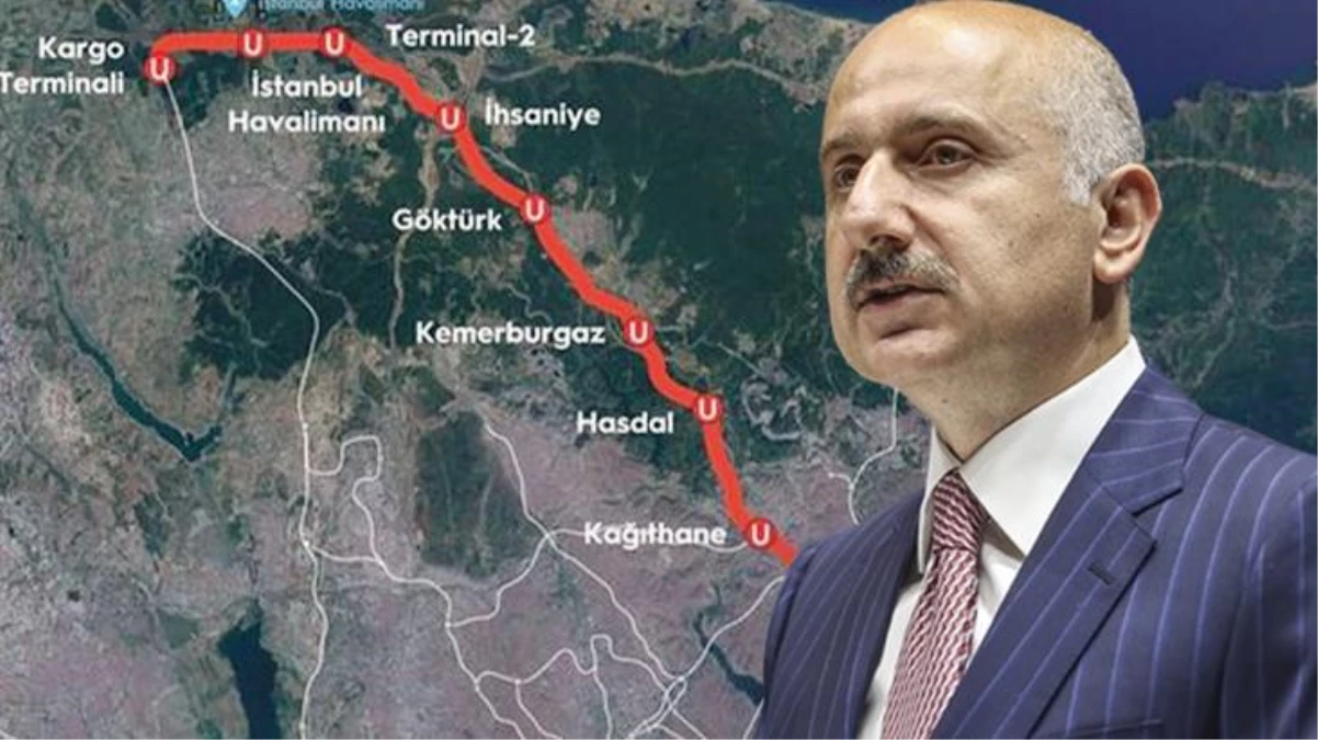 Ulaştırma ve Altyapı Bakanı Karaismailoğlu güzel haberi verdi: Kağıthane-İstanbul Havalimanı metrosu kasım ayında bitecek