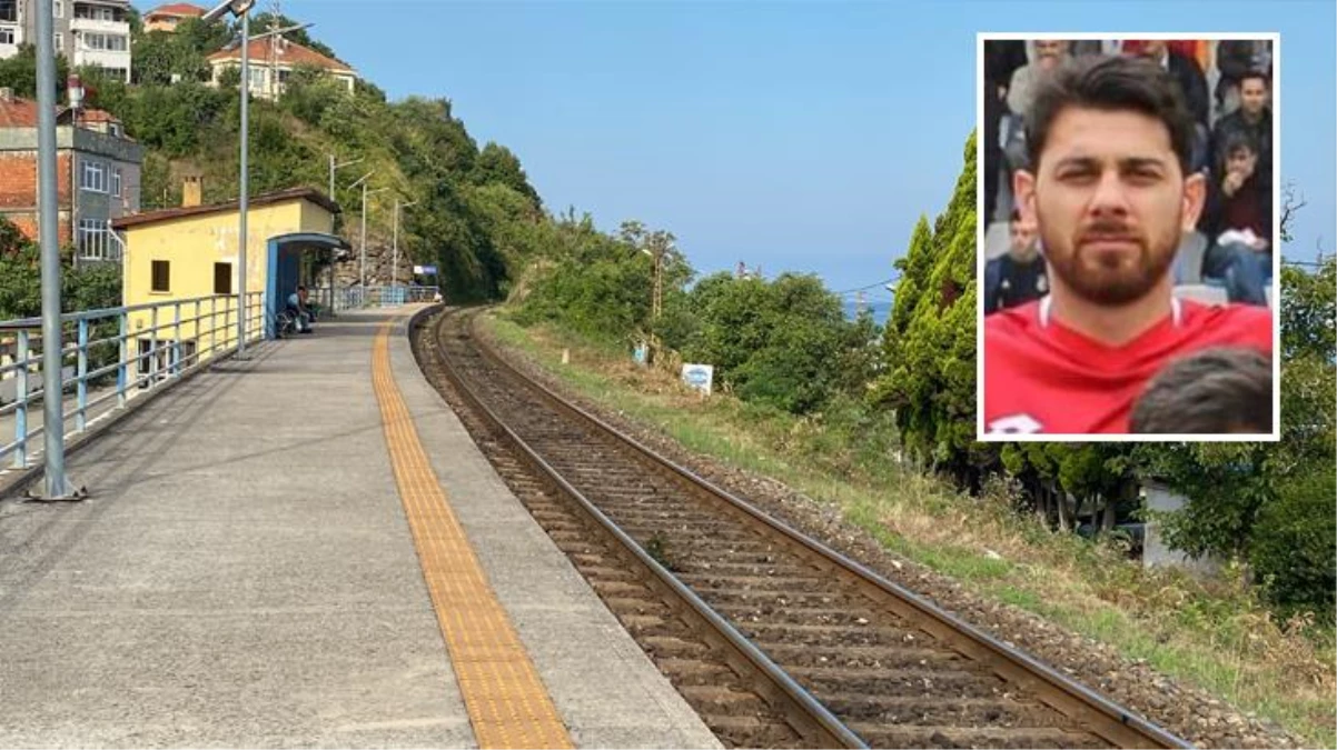 Zonguldak\'ta yük treni çarpan futbolcu yaşamını yitirdi