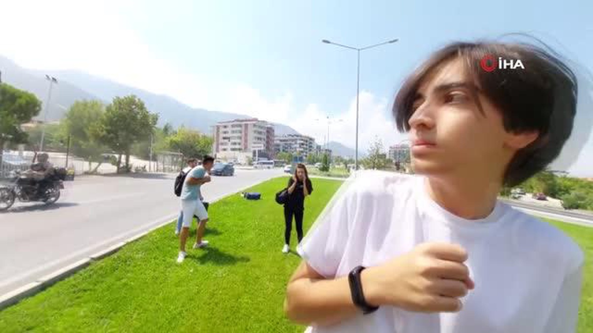 Alev alev yanan otobüste can pazarı