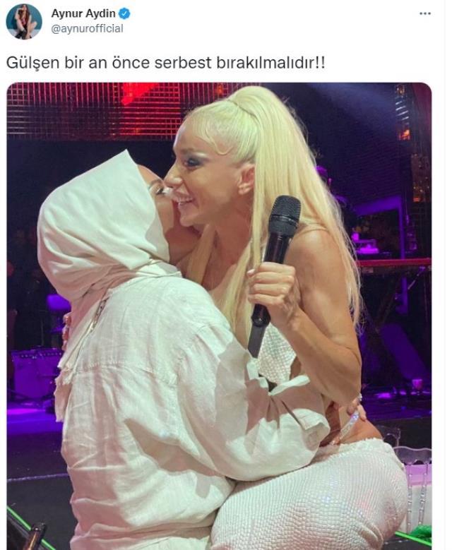 Gülşen'in tutuklanmasına tepki gösteren Aynur Aydın bu fotoğrafı paylaştı: İslam hoşgörü dinidir