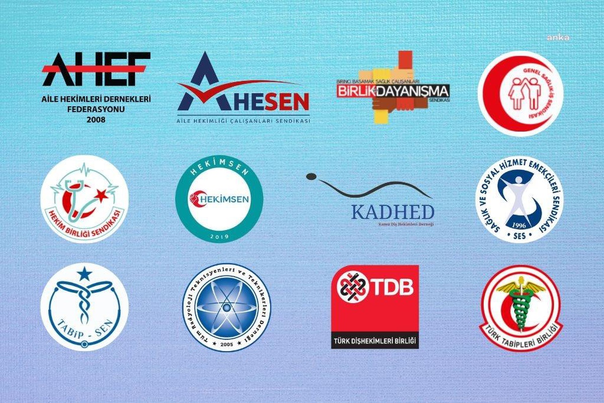 Sağlık Meslek ve Emek Örgütleri: "Tüm Taleplerimiz Gerçekleşene Kadar Eylemlere ve Mücadeleye Devam Edeceğiz"