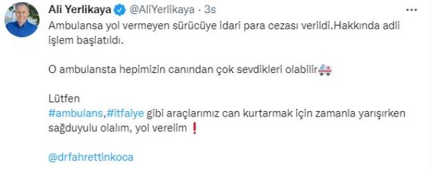 Son Dakika | Bayrampaşa'da ambulansa yol vermeyen minibüs şoförüne ceza Son Dakika | Bayrampaşa'da ambulansa yol vermeyen minibüs şoförüne ceza