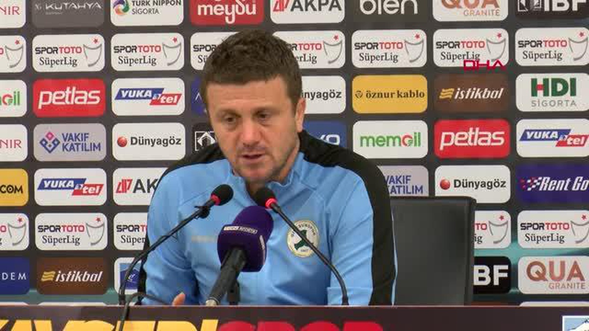 Yukatel Kayserispor - Bitexen Giresunspor maçının ardından