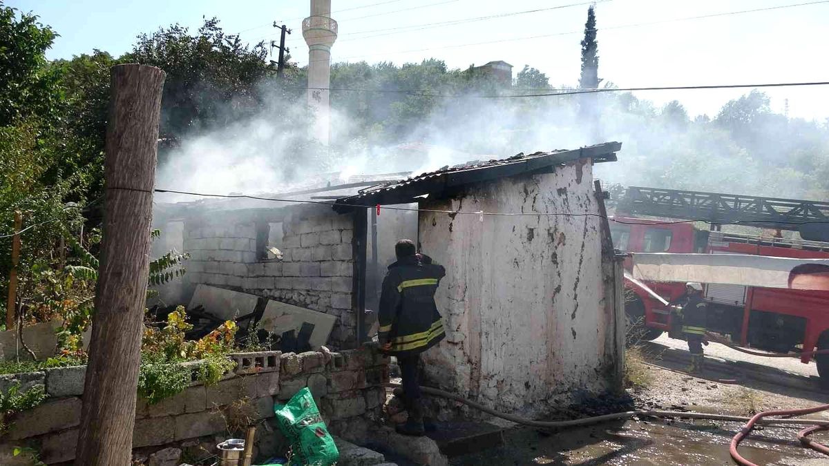 Tandır ateşi yangına neden oldu