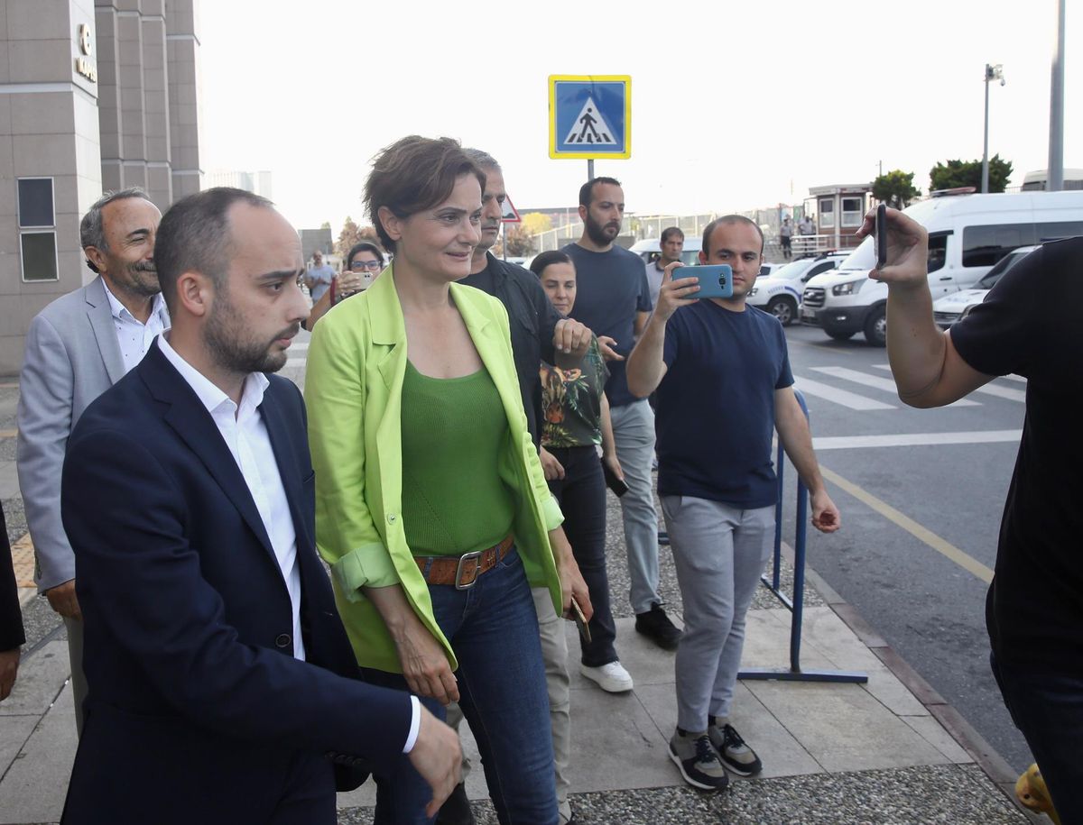 Canan Kaftancıoğlu 'Cumhurbaşkanı'na hakaret' suçundan ifade verdi