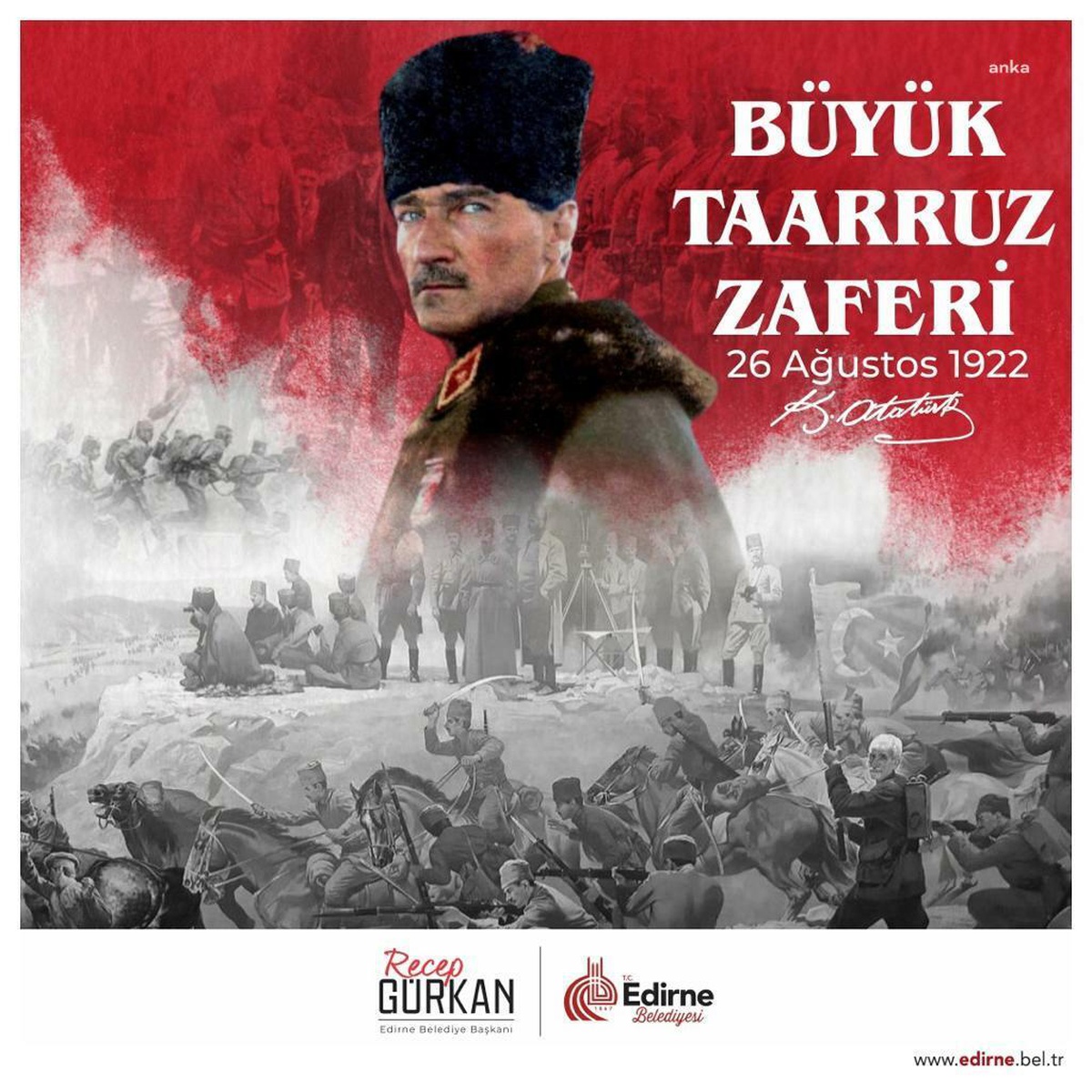 Edirne Belediyesi\'nden Zafer Yürüyüşü