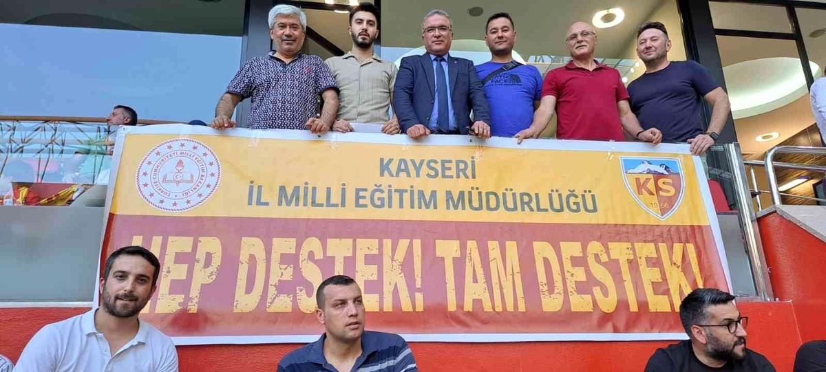 Eğitim camiasından Kayserispor\'a destek