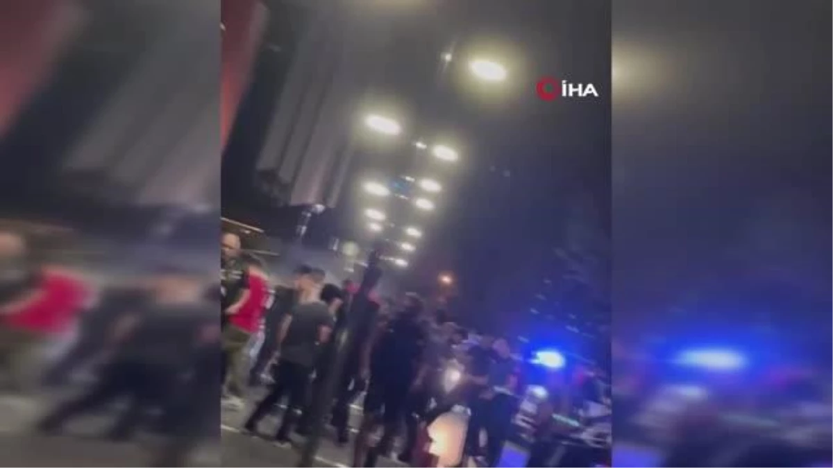 İstanbul\'da polise saldıran gruba biber gazlı müdahale kamerada: 3 polis yaralı, 6 gözaltı