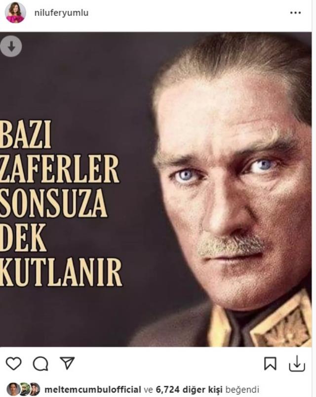 Büyük Zafer'in 100. yılı! Ünlülerden 30 Ağustos Zafer Bayramı paylaşımları Büyük Zafer'in 100. yılı! Ünlülerden 30 Ağustos Zafer Bayramı paylaşımları