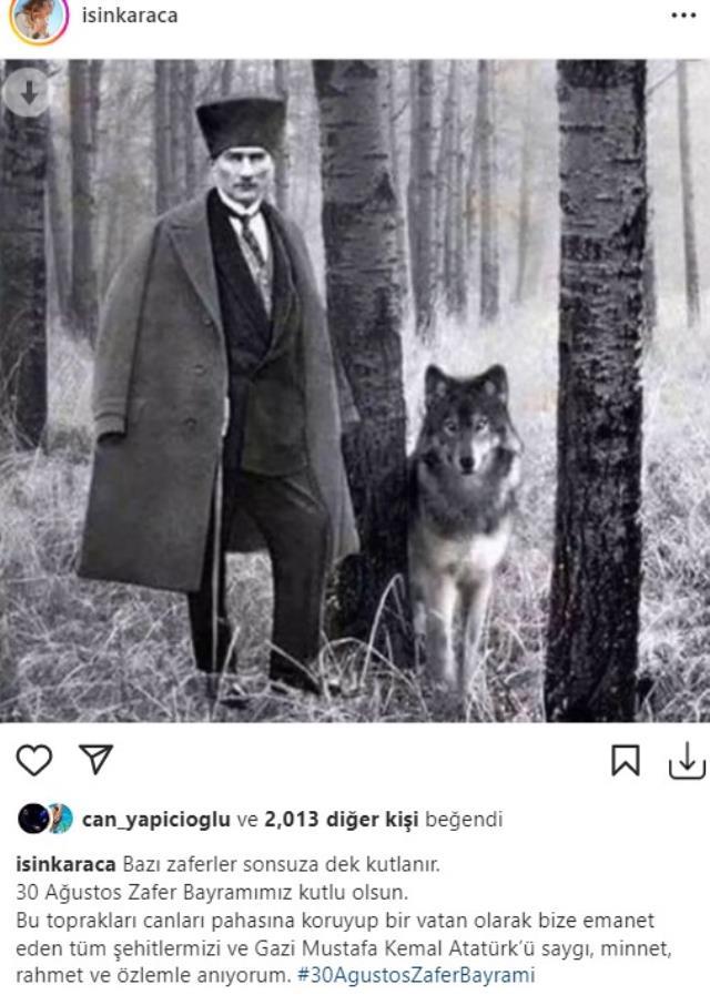 Büyük Zafer'in 100. yılı! Ünlülerden 30 Ağustos Zafer Bayramı paylaşımları Büyük Zafer'in 100. yılı! Ünlülerden 30 Ağustos Zafer Bayramı paylaşımları