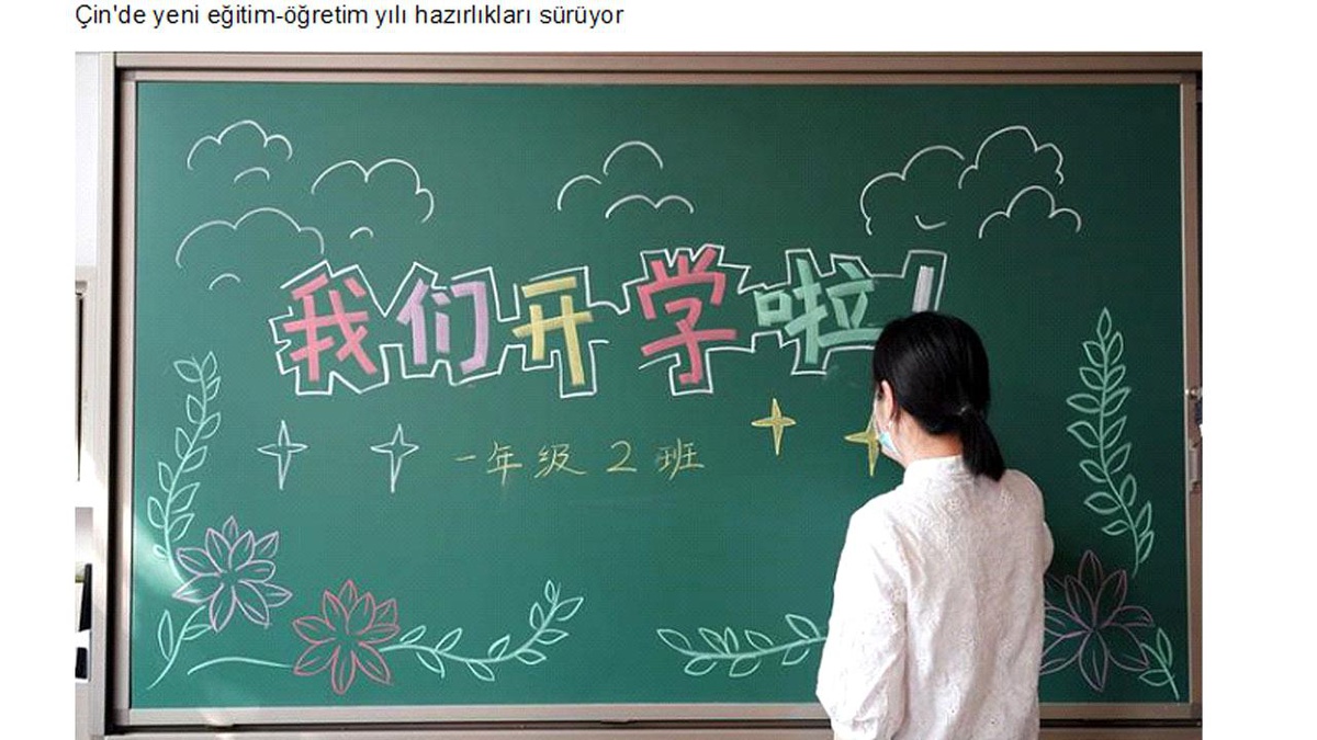 Çin\'de Yeni Eğitim-öğretim Yılı Hazırlıkları Sürüyor