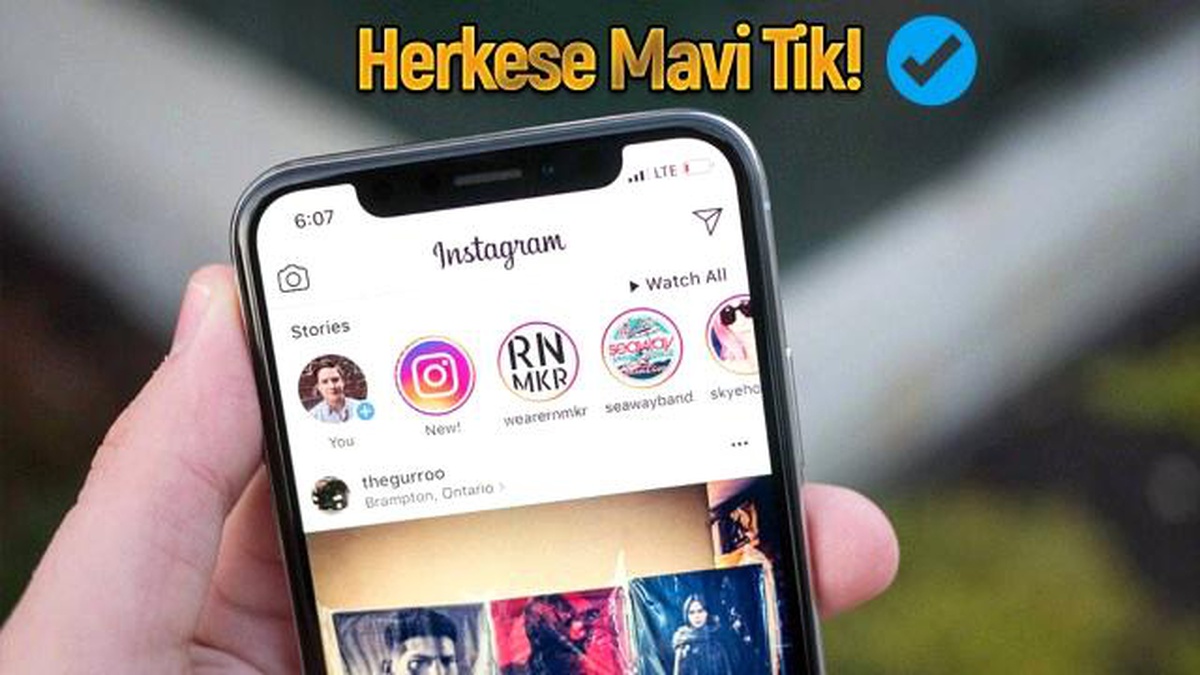 Instagram\'da büyük hata! Herkese mavi tik