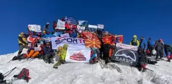 Ağrı Dağı'na 3 günde 'zafer tırmanışı'