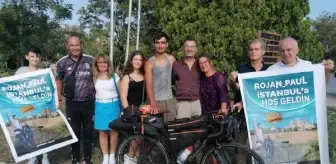 ALMANYA'DAN BİSİKLETLE YOLA ÇIKTI 26 GÜN SONRA İSTANBUL'A ULAŞTI