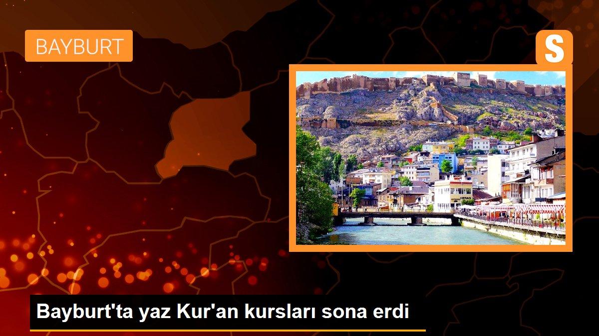Bayburt\'ta yaz Kur\'an kursları sona erdi