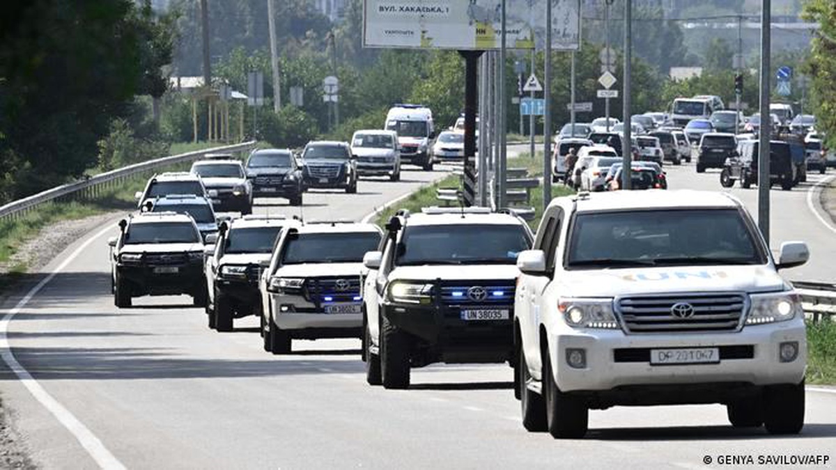 BM heyeti Zaporijya nükleer santraline doğru yola çıktı