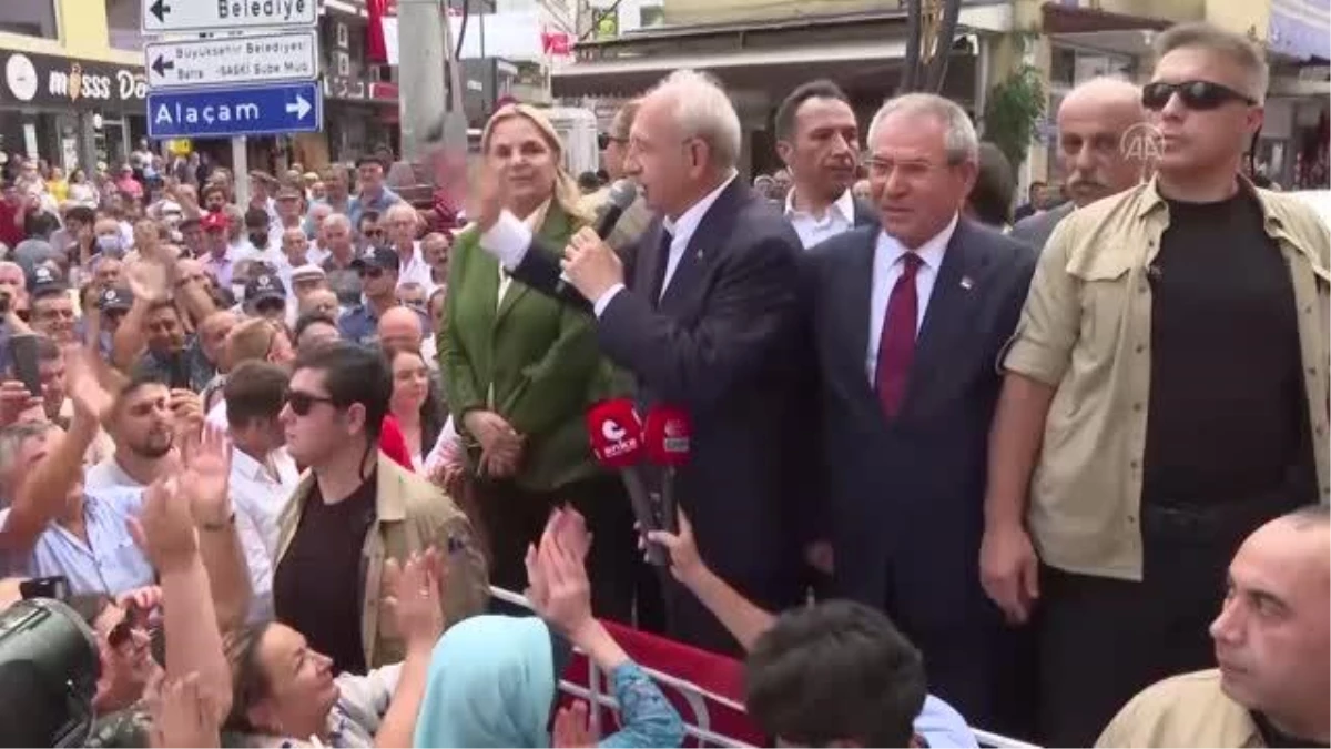 CHP Genel Başkanı Kılıçdaroğlu, Bafra\'da vatandaşlara seslendi Açıklaması