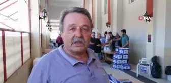 Çiftçiler her yıl bereketli bir hasat yılı için kurban kesip yemek dağıtıyor