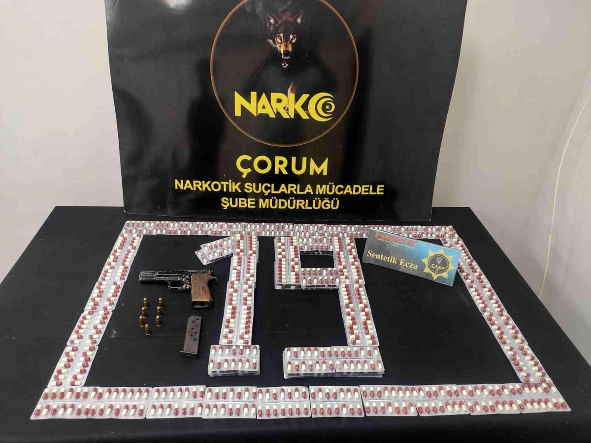 Çorum polisinden uyuşturucu operasyonu