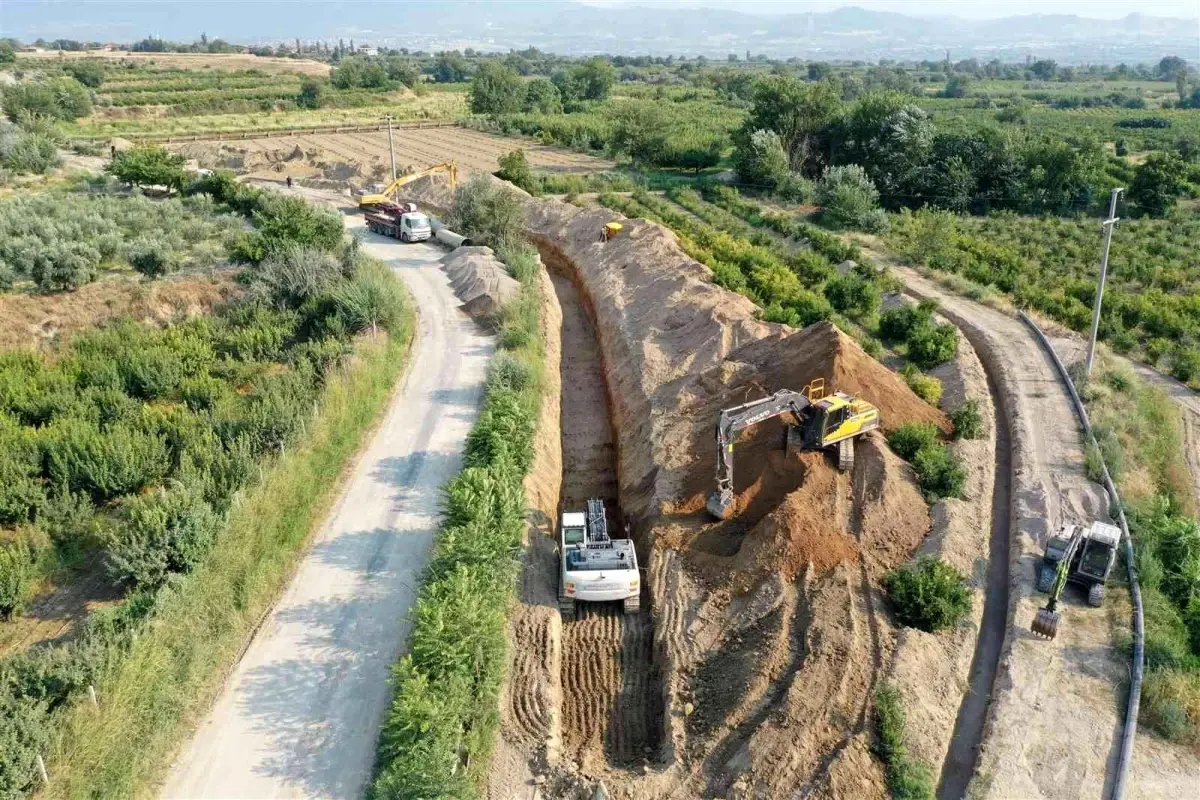 Denizli\'ye sulamaya açılacak 35 bin dekar araziden 57 milyon TL ek gelir sağlayacak