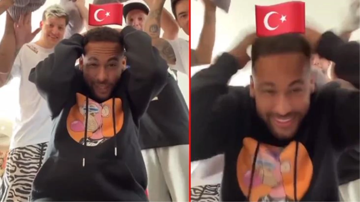 Yıldız futbolcu Neymar\'ın Türk bayraklı paylaşımı sosyal medyayı salladı
