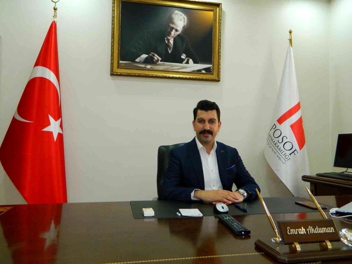 Posof Kaymakamı Akduman Göreve Başladı