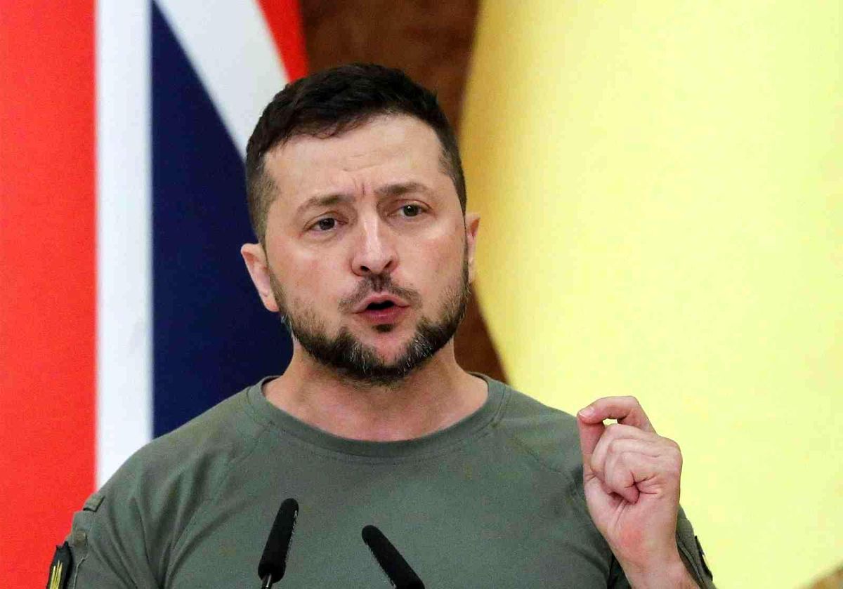 Zelenskiy\'den AB\'ye: "Tek bir Rus devlet televizyon kanalının AB topraklarında çalışmasına izin verilmemeli"