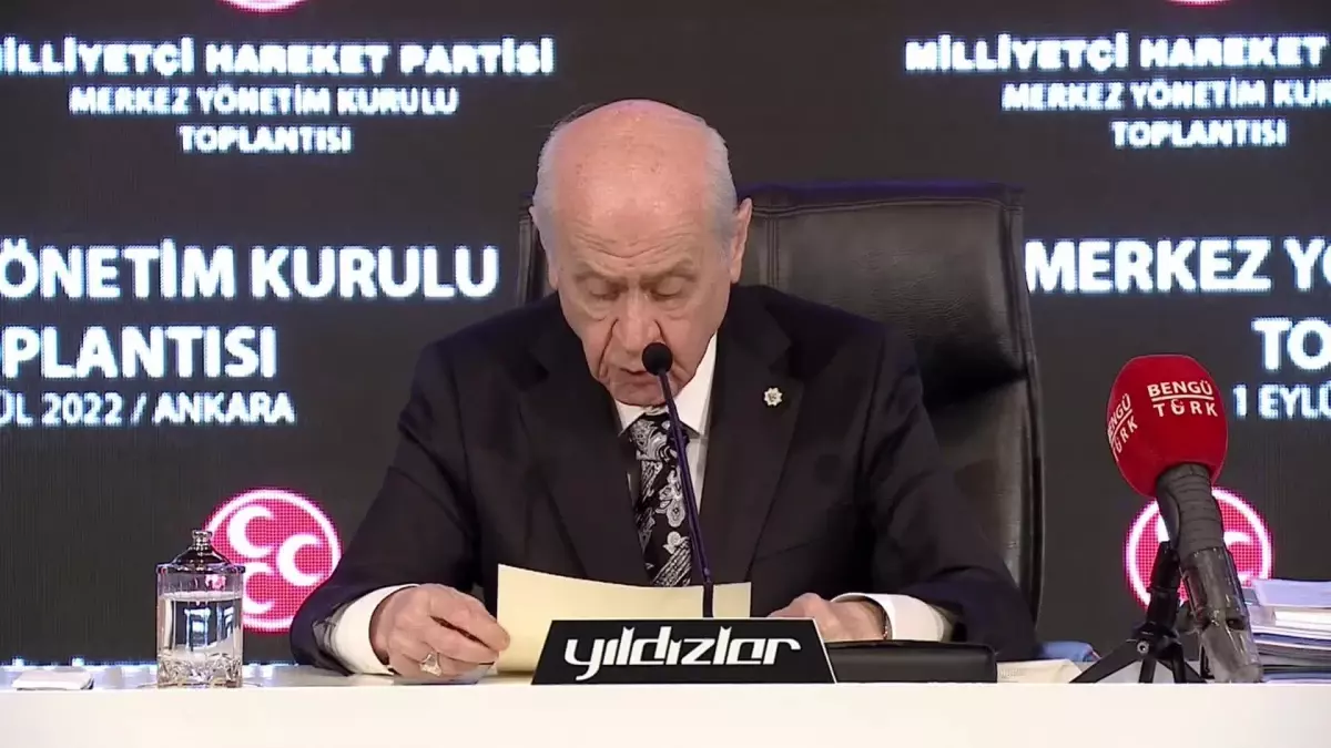 MHP Genel Başkanı Bahçeli, partisinin MYK ve MDK toplantısı sonrasında konuştu: (1)