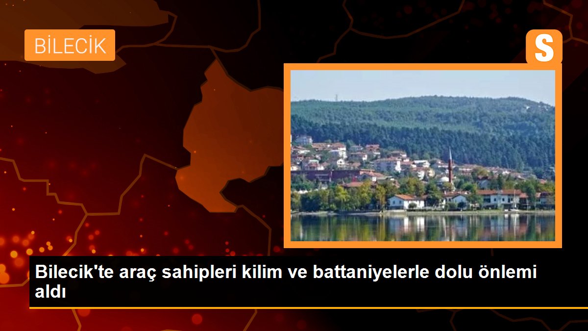 Bilecik\'te araç sahipleri kilim ve battaniyelerle dolu önlemi aldı