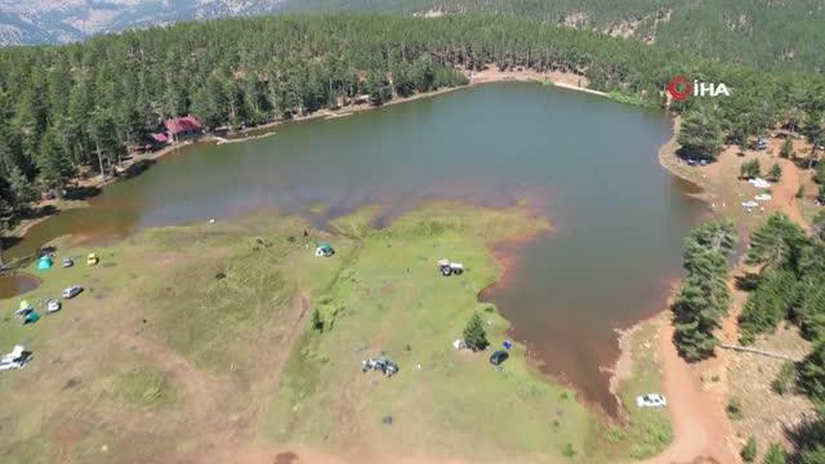 Bin 750 metredeki saklı cennet, \'Gökçeova Göleti\'