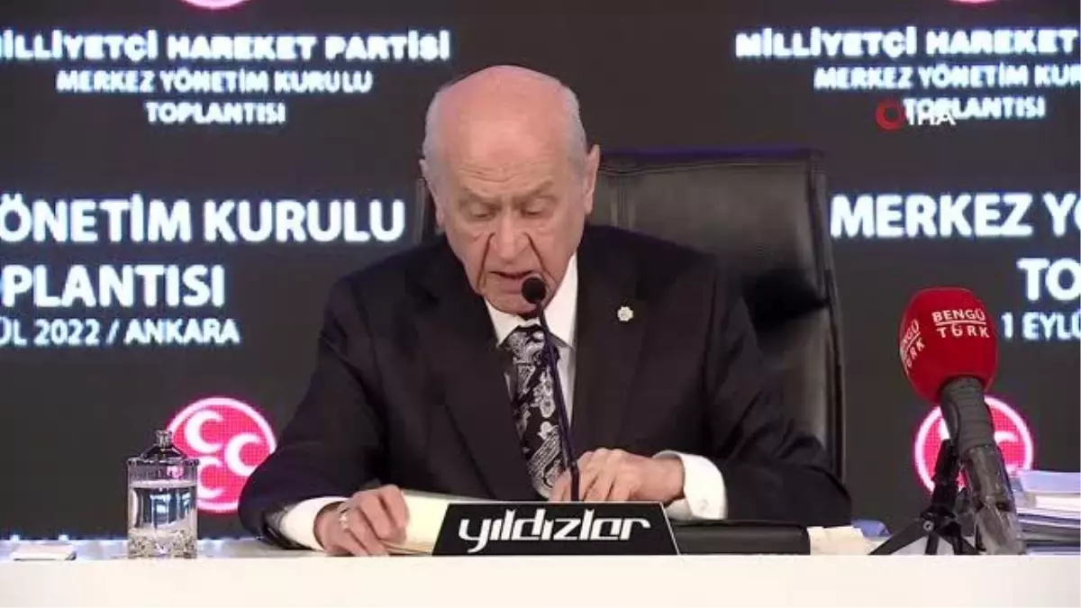 MHP lideri Bahçeli: "Adayımız Recep Tayyip Erdoğan\'dır. Erdoğan\'ın seçilmesi için olağanüstü çaba sarf edilecektir."