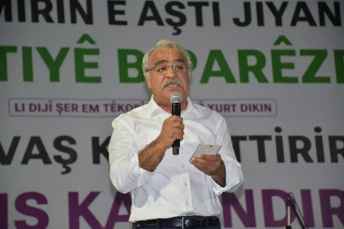 HDP Eş Genel Başkanı Sincar, Silopi\'de mitinge katıldı