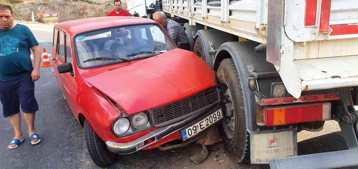 Kuşadası\'nda kaza ucuz atlatıldı
