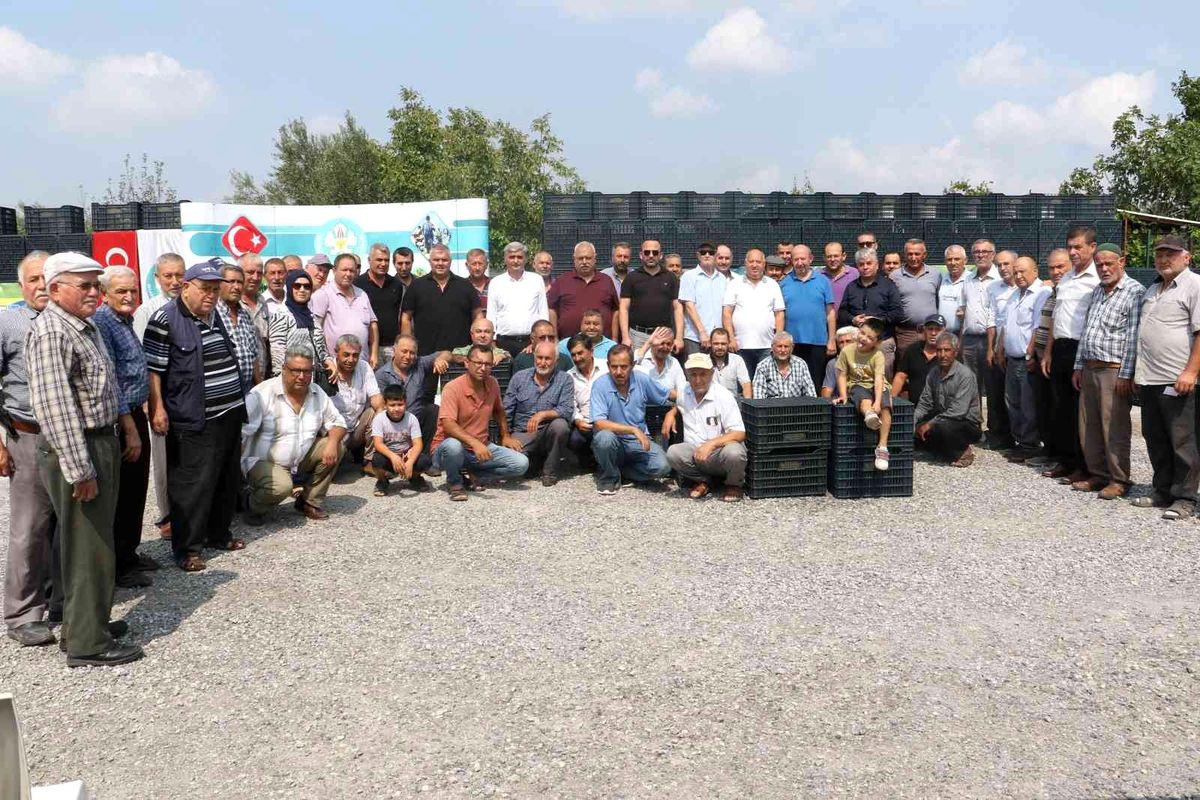 Manisa\'da 72 bin zeytin kasası üreticilerle buluştu